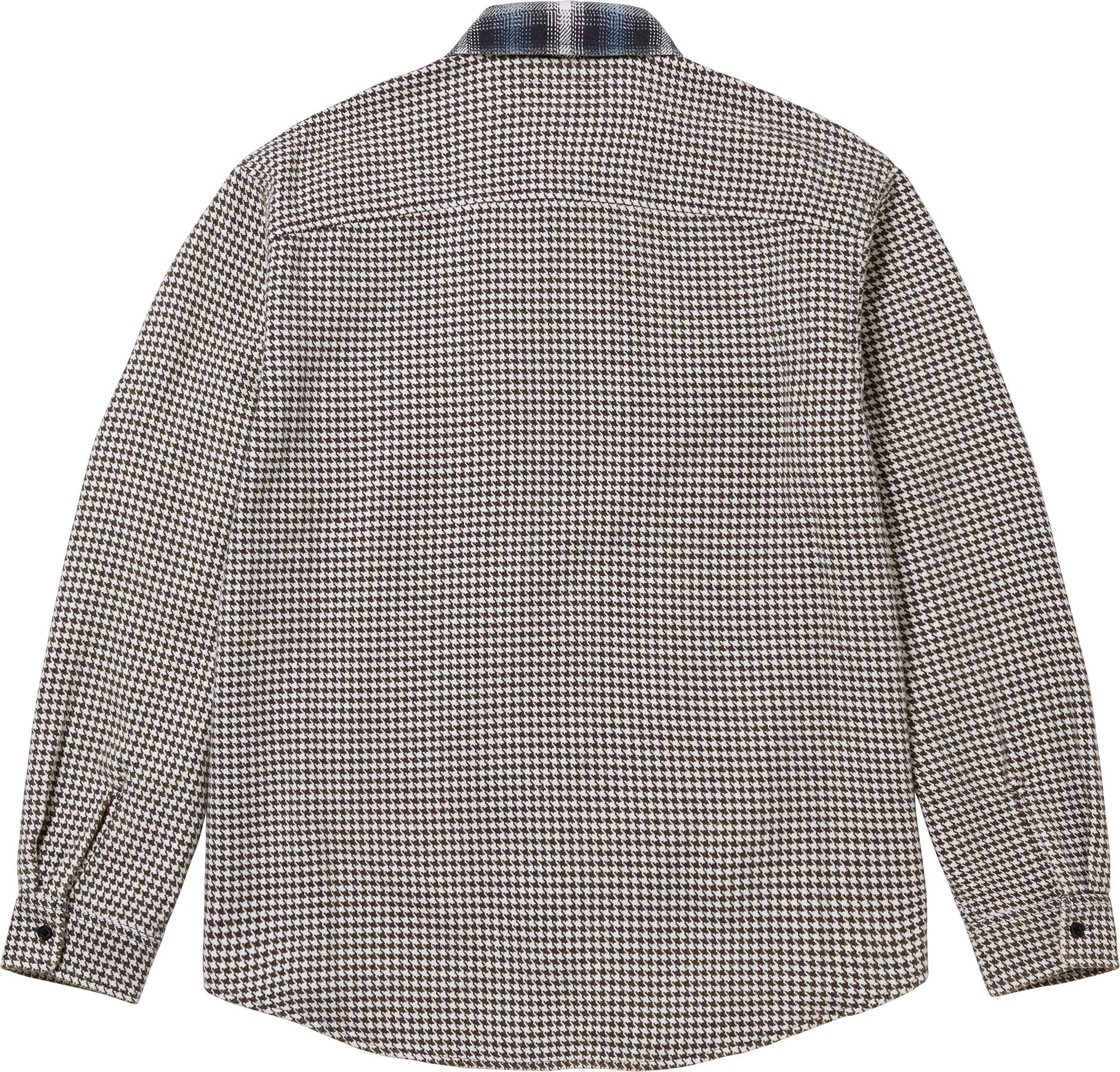 Houndstooth Plaid Flannel Shirt - fall winter 2023 - Supreme