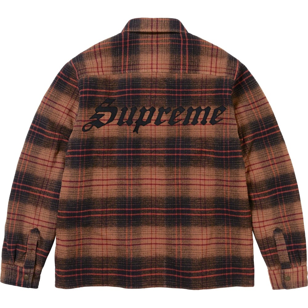 Details on Lined Flannel Snap Shirt  from fall winter
                                                    2023