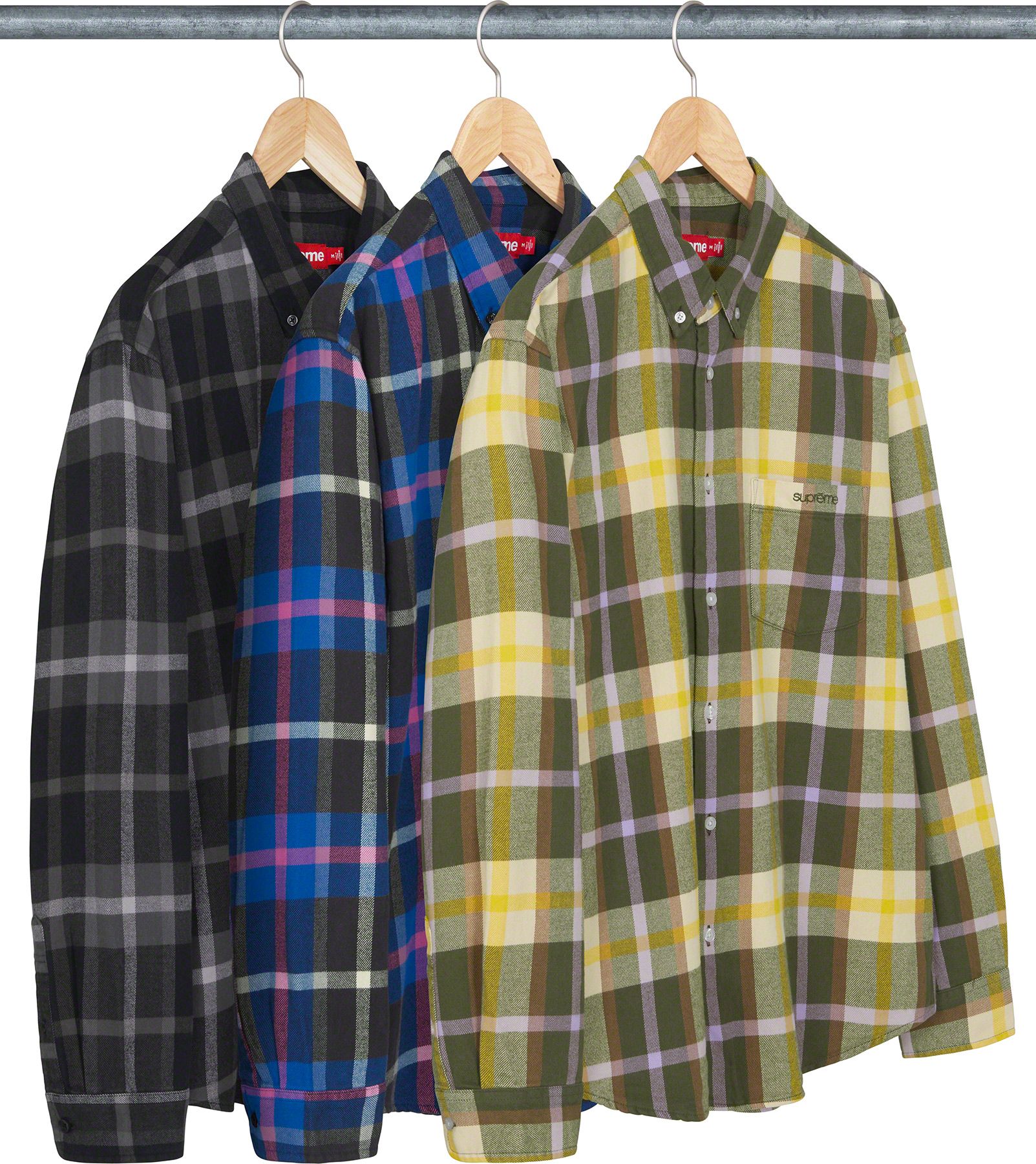 Plaid Flannel Shirt - fall winter 2023 - Supreme