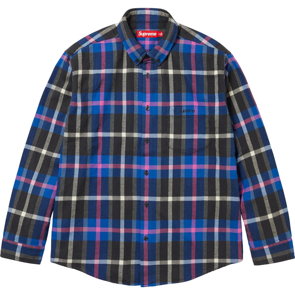 Details on Plaid Flannel Shirt  from fall winter
                                                    2023 (Price is $138)