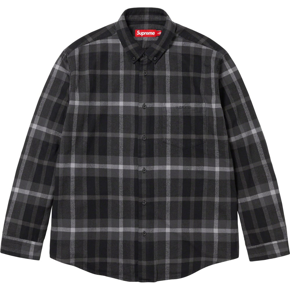 Details on Plaid Flannel Shirt  from fall winter
                                                    2023 (Price is $138)