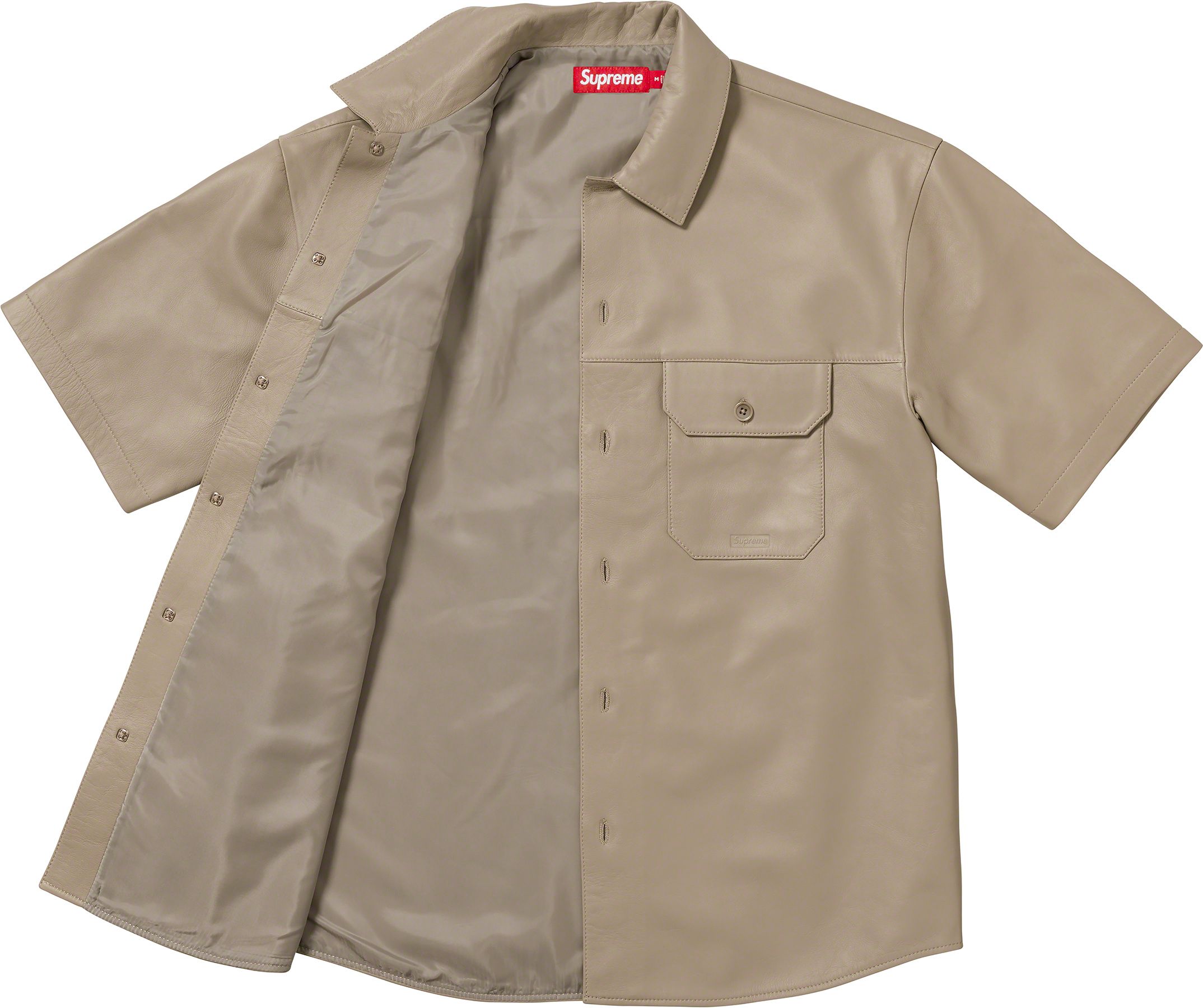 S S Leather Work Shirt - fall winter 2023 - Supreme