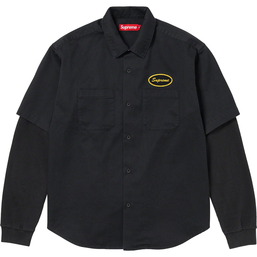 Details on Thermal Sleeve Work Shirt  from fall winter
                                                    2023