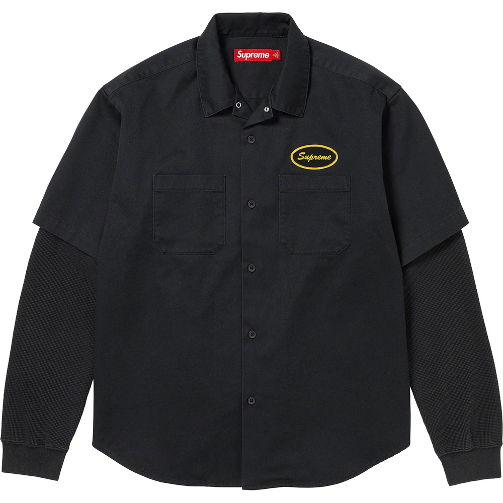 Details on Thermal Sleeve Work Shirt  from fall winter
                                                    2023