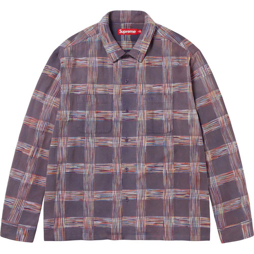 Details on Woven Plaid Shirt  from fall winter
                                                    2023 (Price is $138)