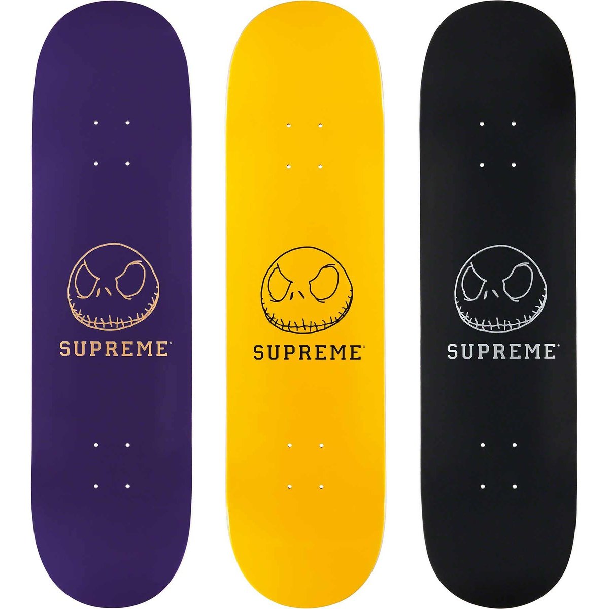 Supreme Skeleton Skateboard for fall winter 23 season