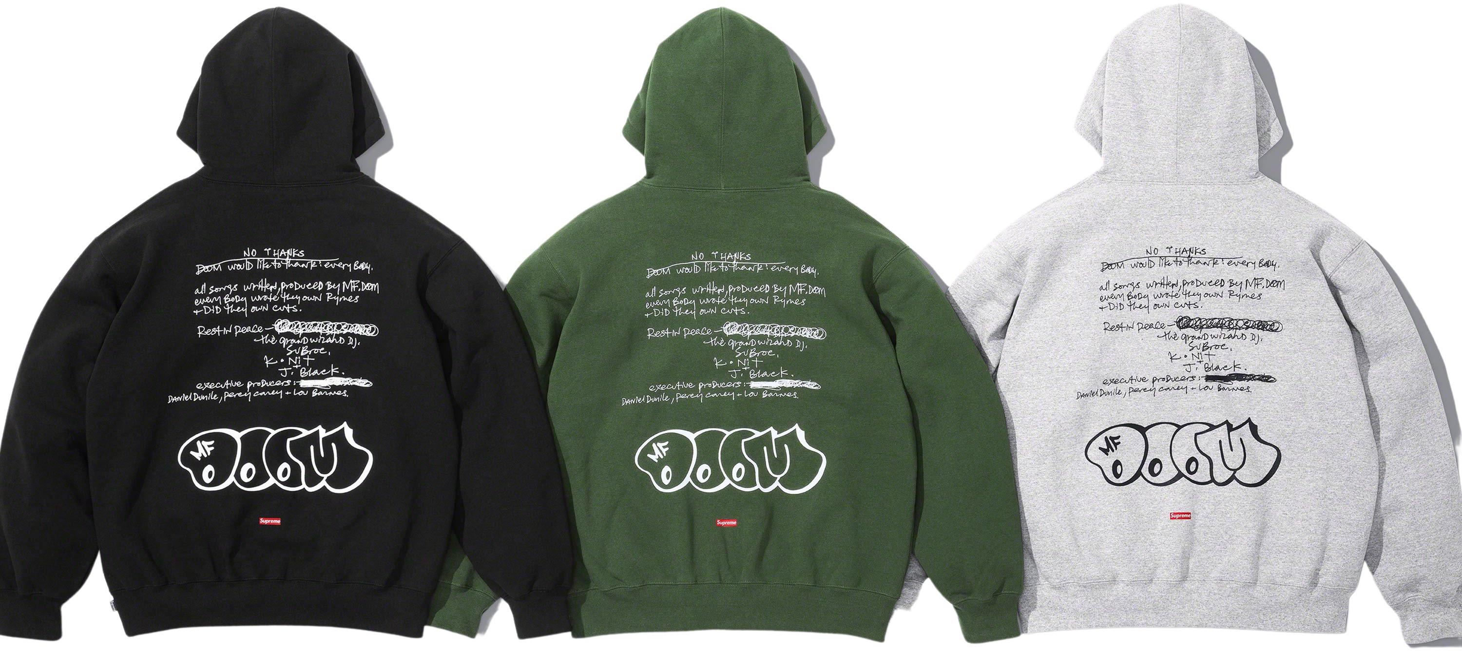 MF DOOM x Supreme Hoodie  Trendy New Arrival Hoodie Up To 30 % Off