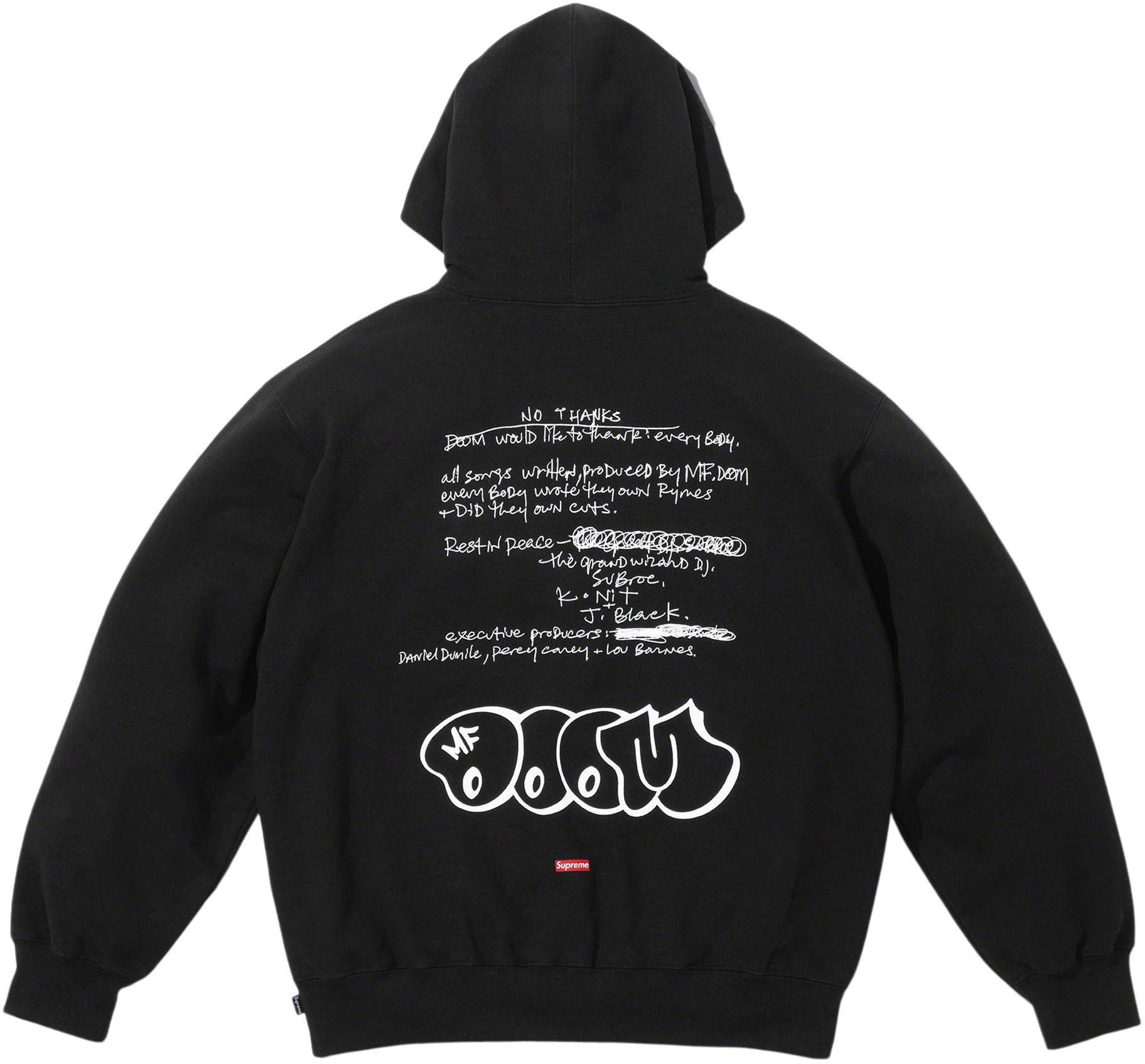 ＜専用\u003eSupreme Mf Doom Hooded Sweatshirt