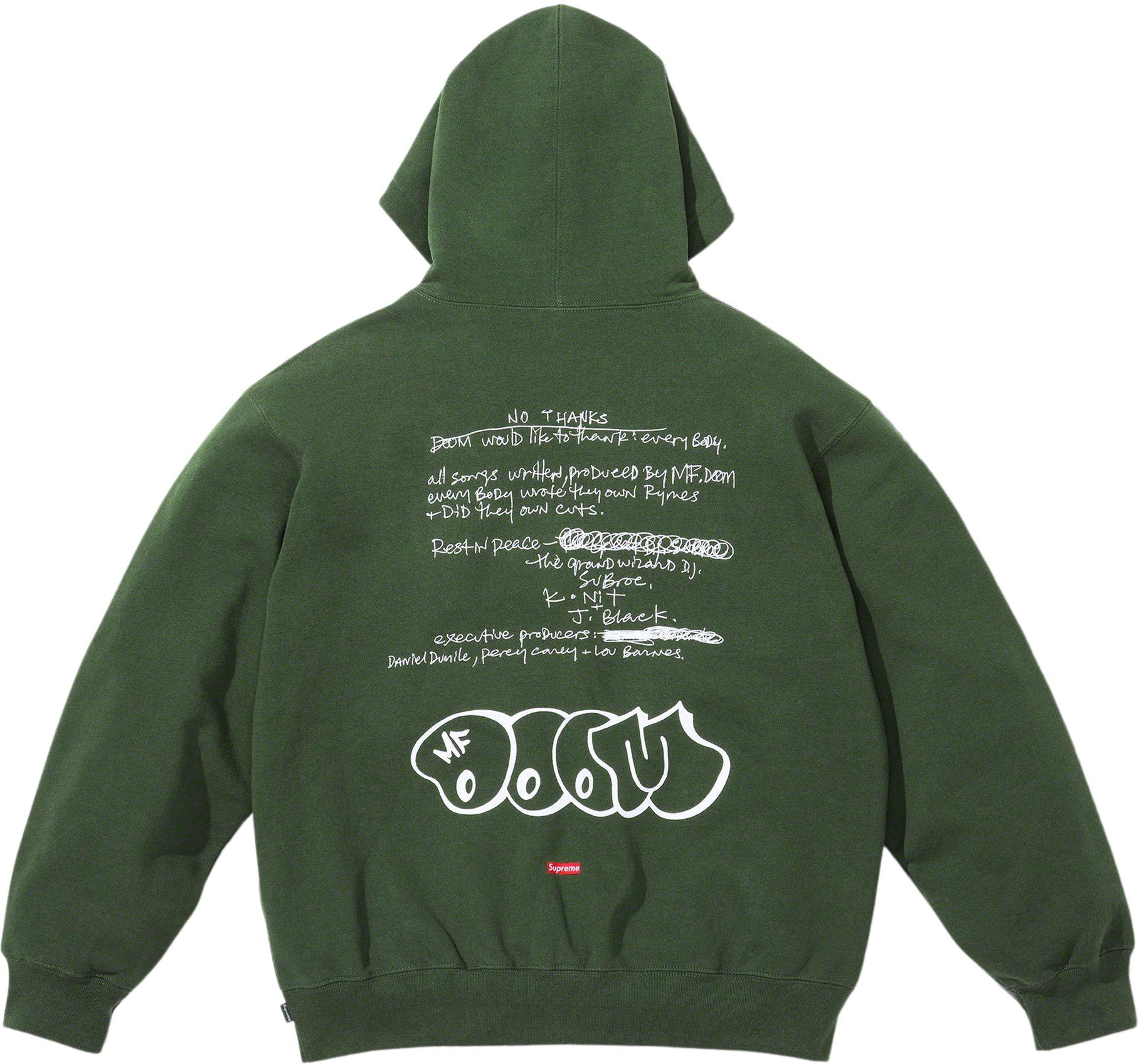 MF DOOM Hooded Sweatshirt - fall winter 2023 - Supreme