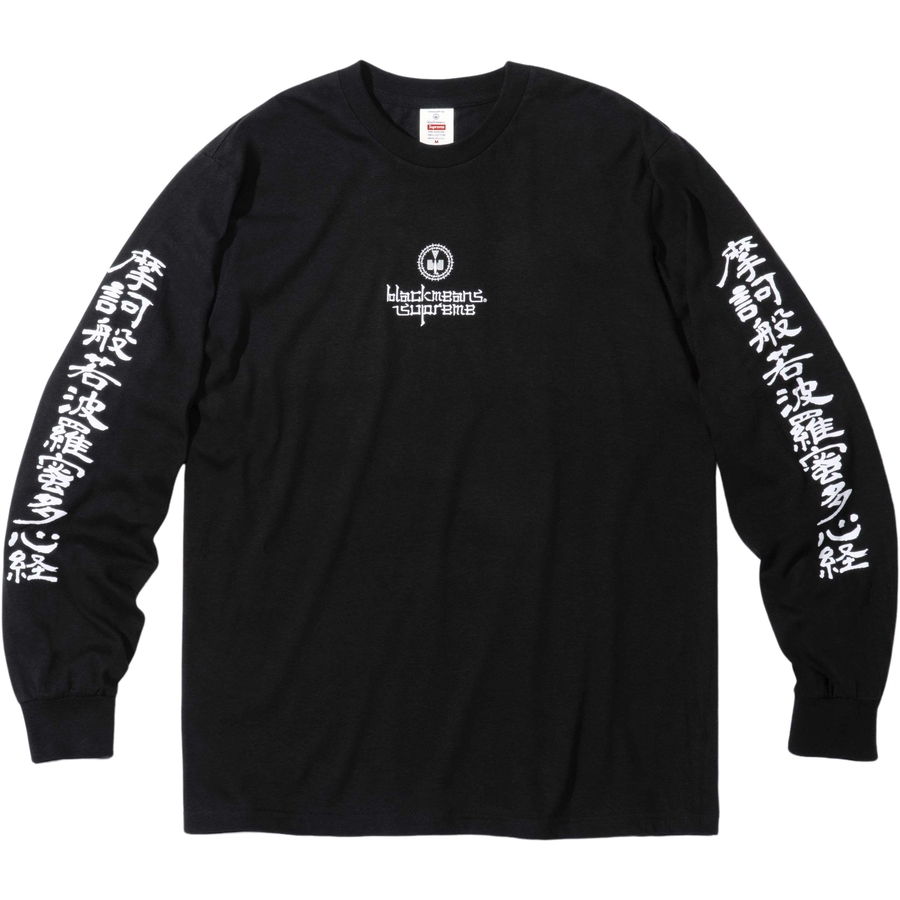 Details on Supreme blackmeans L S Tee  from fall winter
                                                    2023 (Price is $58)