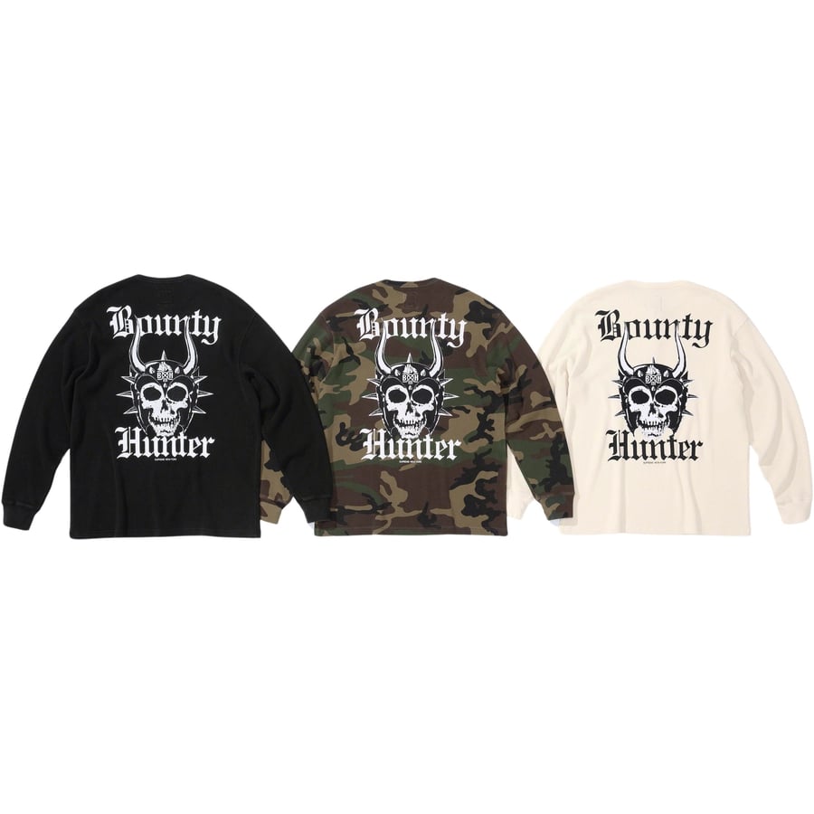 Details on Supreme Bounty Hunter Thermal Henley L S Top  from fall winter
                                                    2023 (Price is $110)