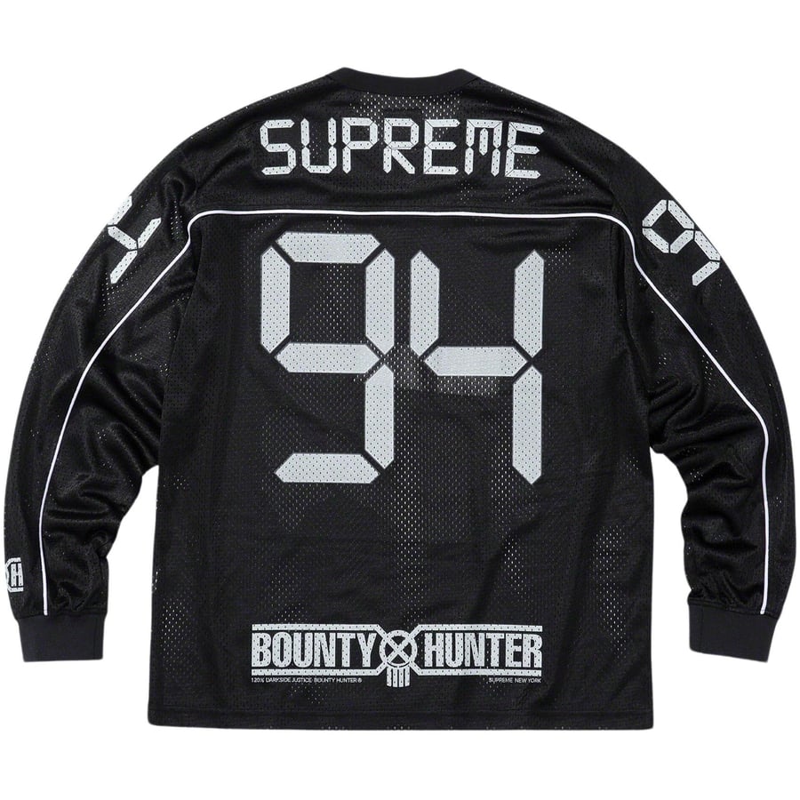 Details on Supreme Bounty Hunter Mesh Moto Jersey  from fall winter
                                                    2023 (Price is $128)