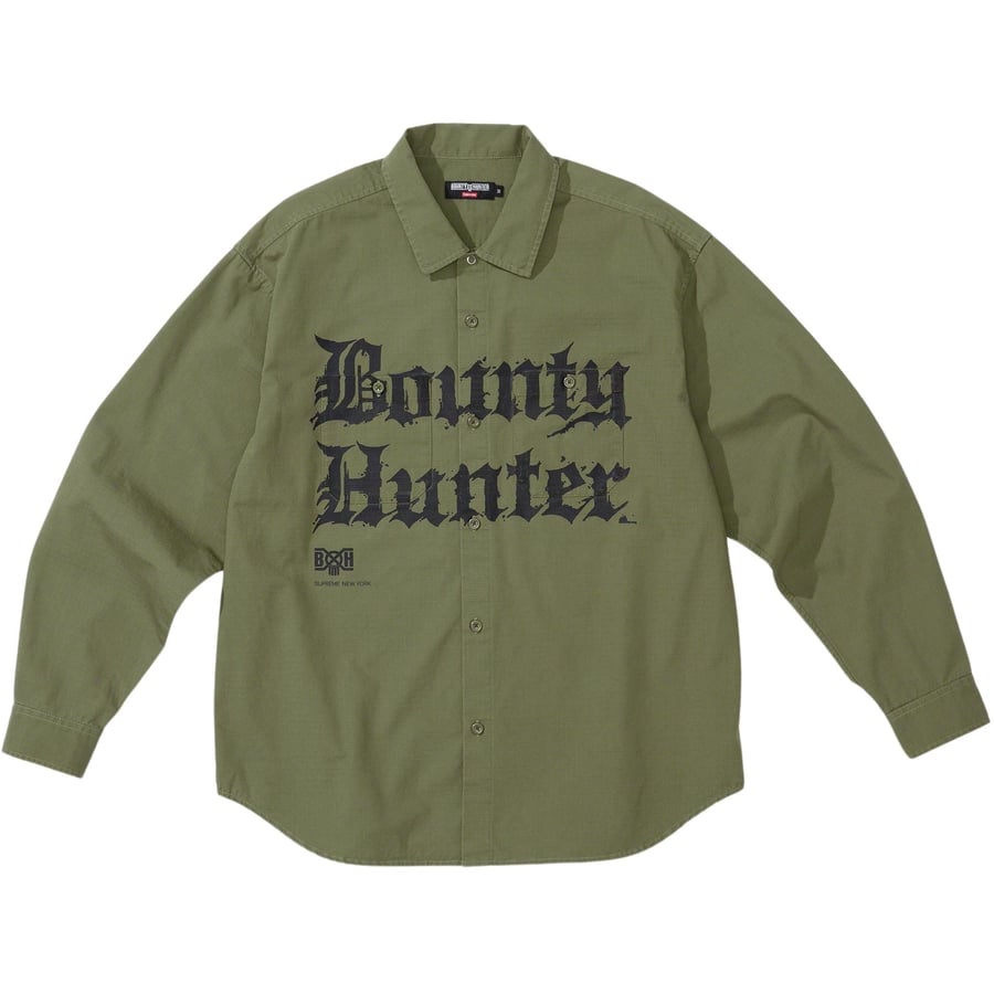 Details on Supreme Bounty Hunter Ripstop Shirt  from fall winter
                                                    2023 (Price is $148)