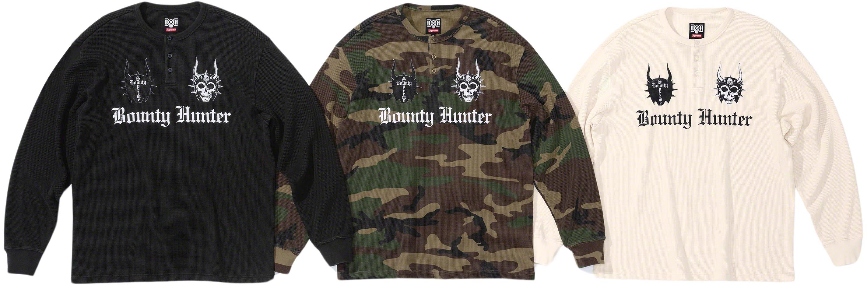Bounty Hunter Thermal Henley L S Top - fall winter 2023 - Supreme