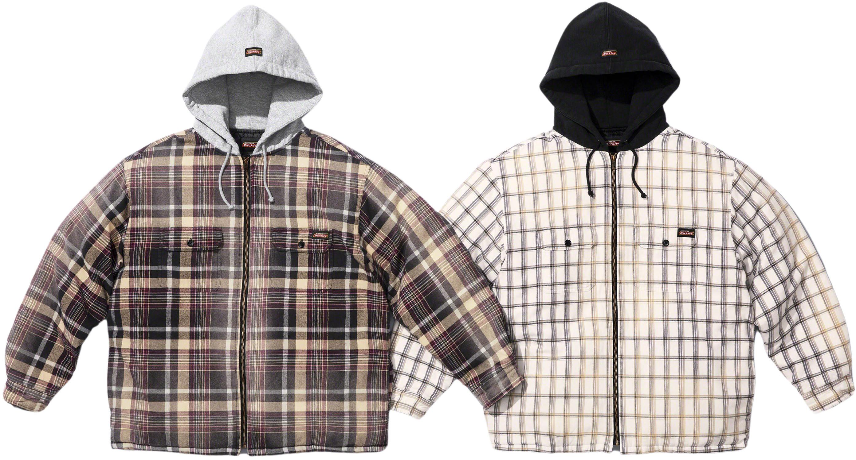 Dickies Plaid Hooded Zip Up Shirt - fall winter 2023 - Supreme