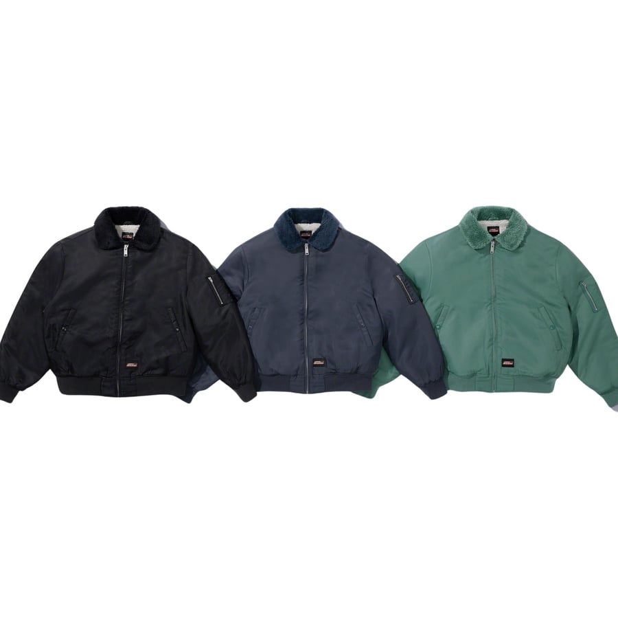 Supreme Supreme Dickies Fur Collar Bomber Jacket releasing on Week 9 for fall winter 2023