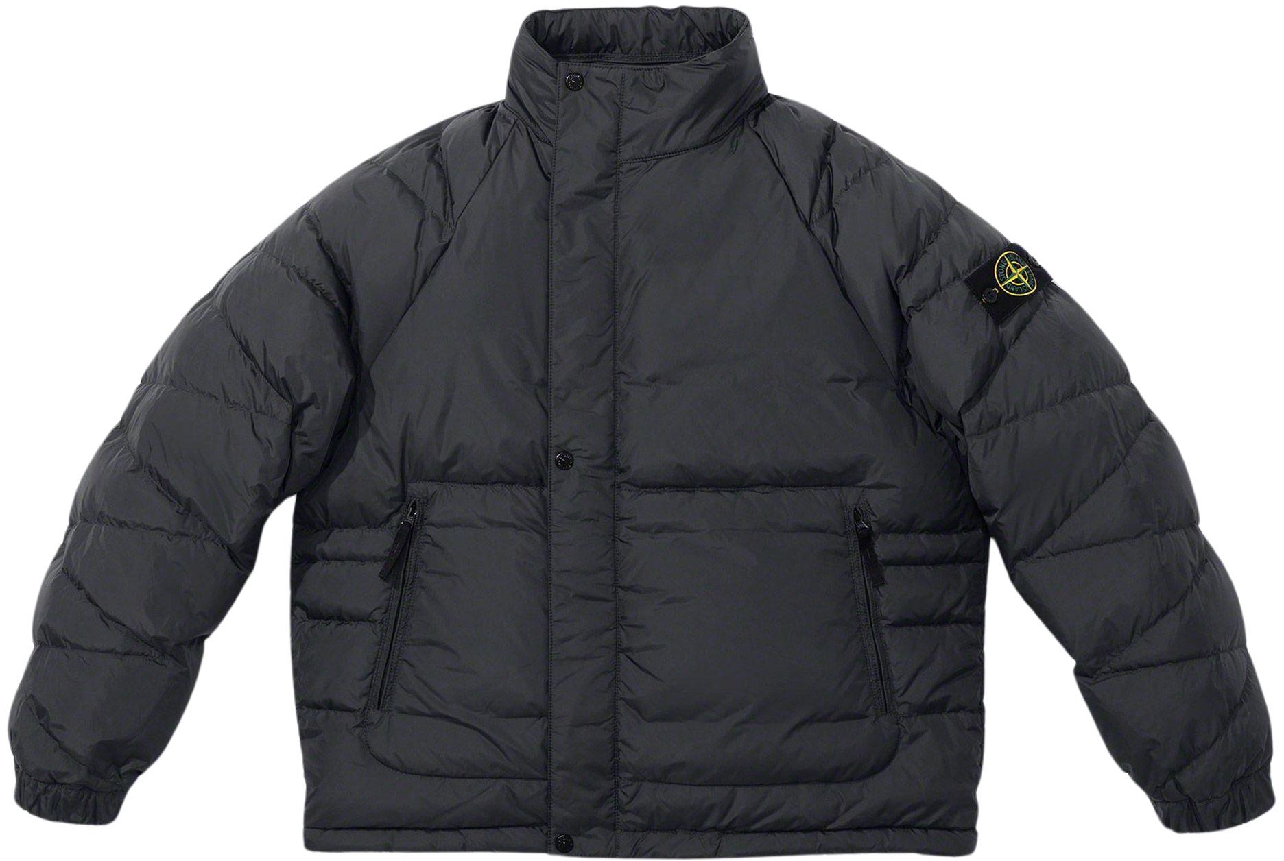 Supreme Stone Island Reversible Down Puffer Jacket Black Men's - FW23 - US