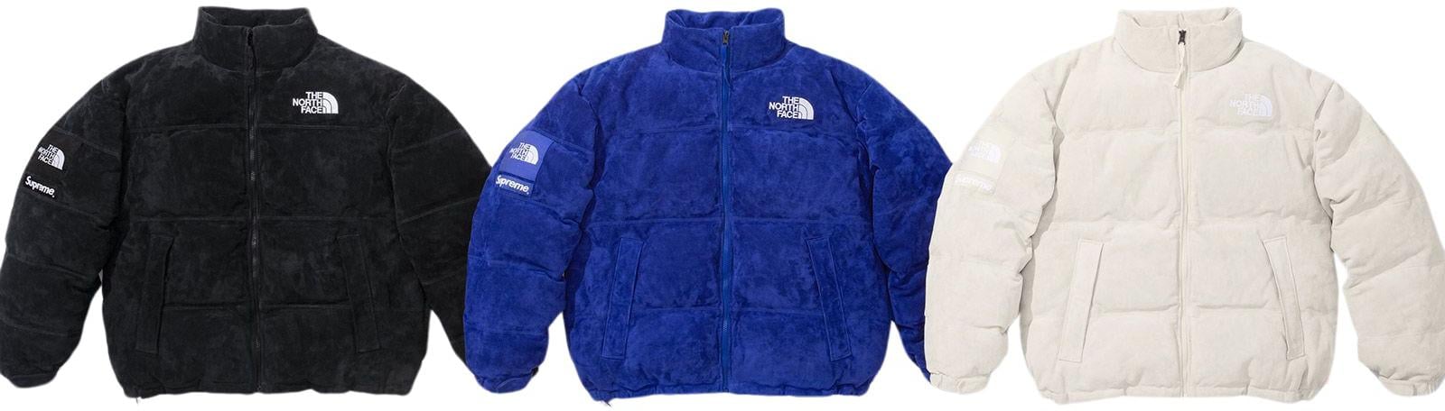 The North Face Suede Nuptse Jacket - fall winter 2023 - Supreme