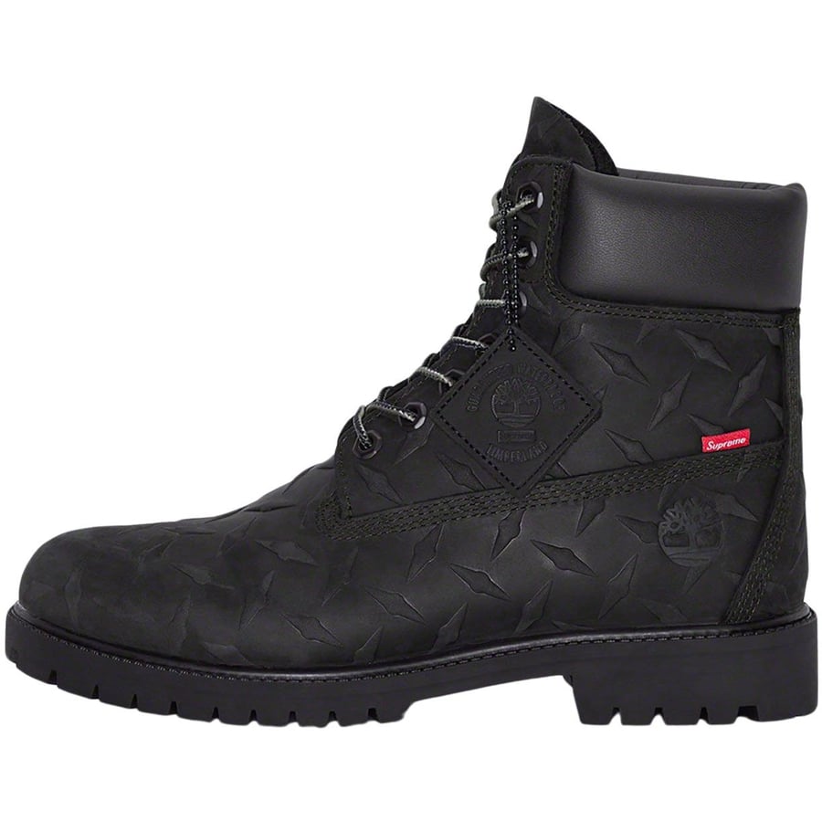 Details on Supreme Timberland Diamond Plate 6" Premium Waterproof Boot  from fall winter
                                                    2023 (Price is $248)