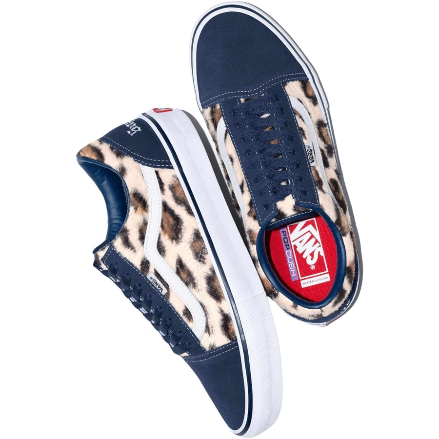 Details on Supreme Vans Leopard Old Skool  from fall winter
                                                    2023 (Price is $98)