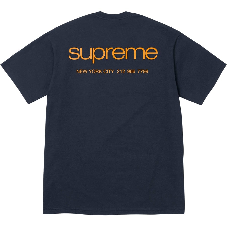 Supreme NYC Tee for fall winter 23 season