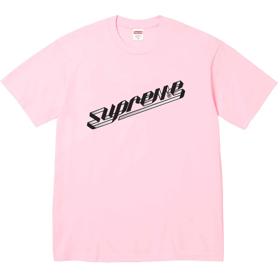 Supreme Banner Tee for fall winter 23 season