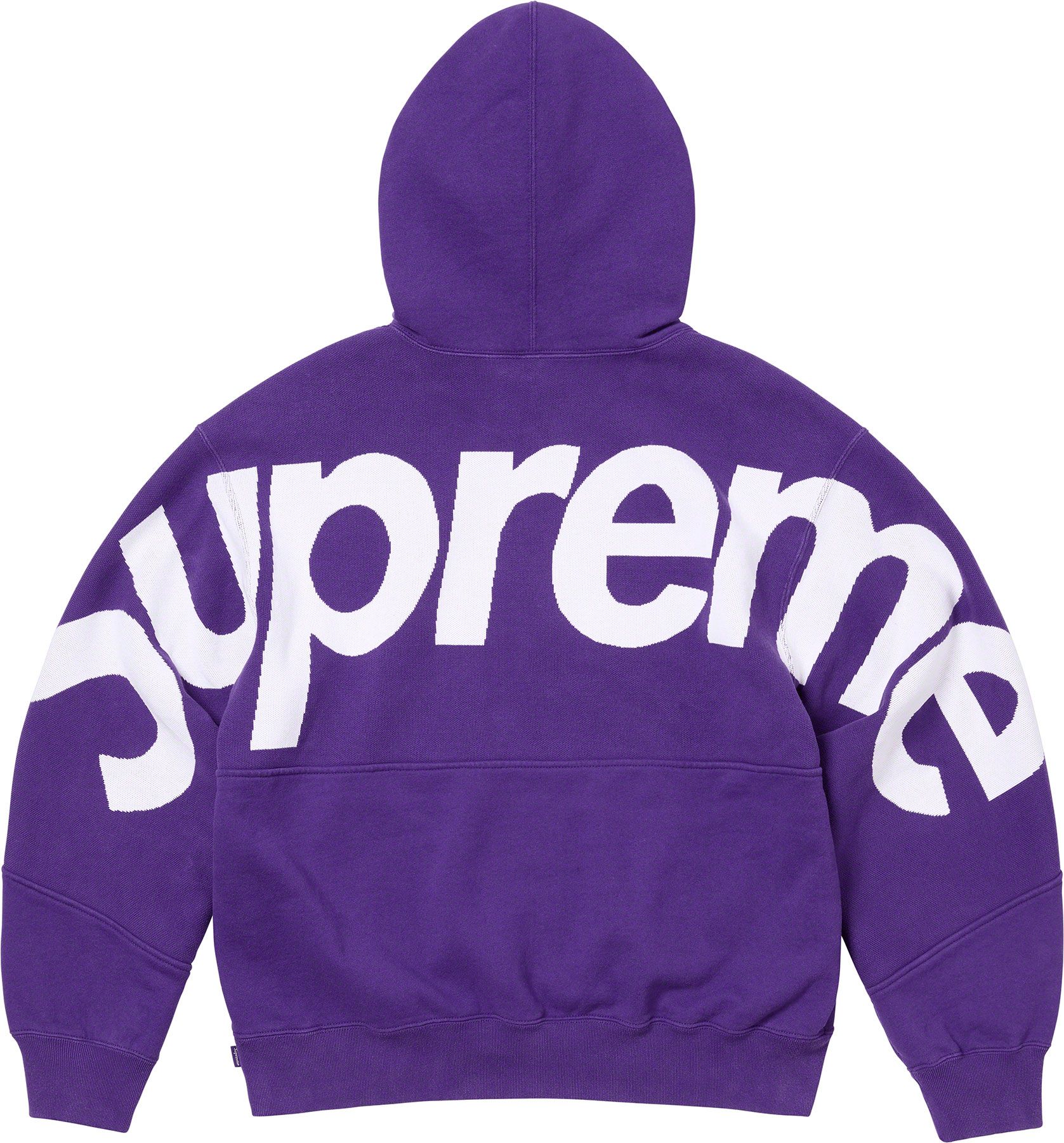 Big Logo Jacquard Hooded Sweatshirt - fall winter 2023 - Supreme