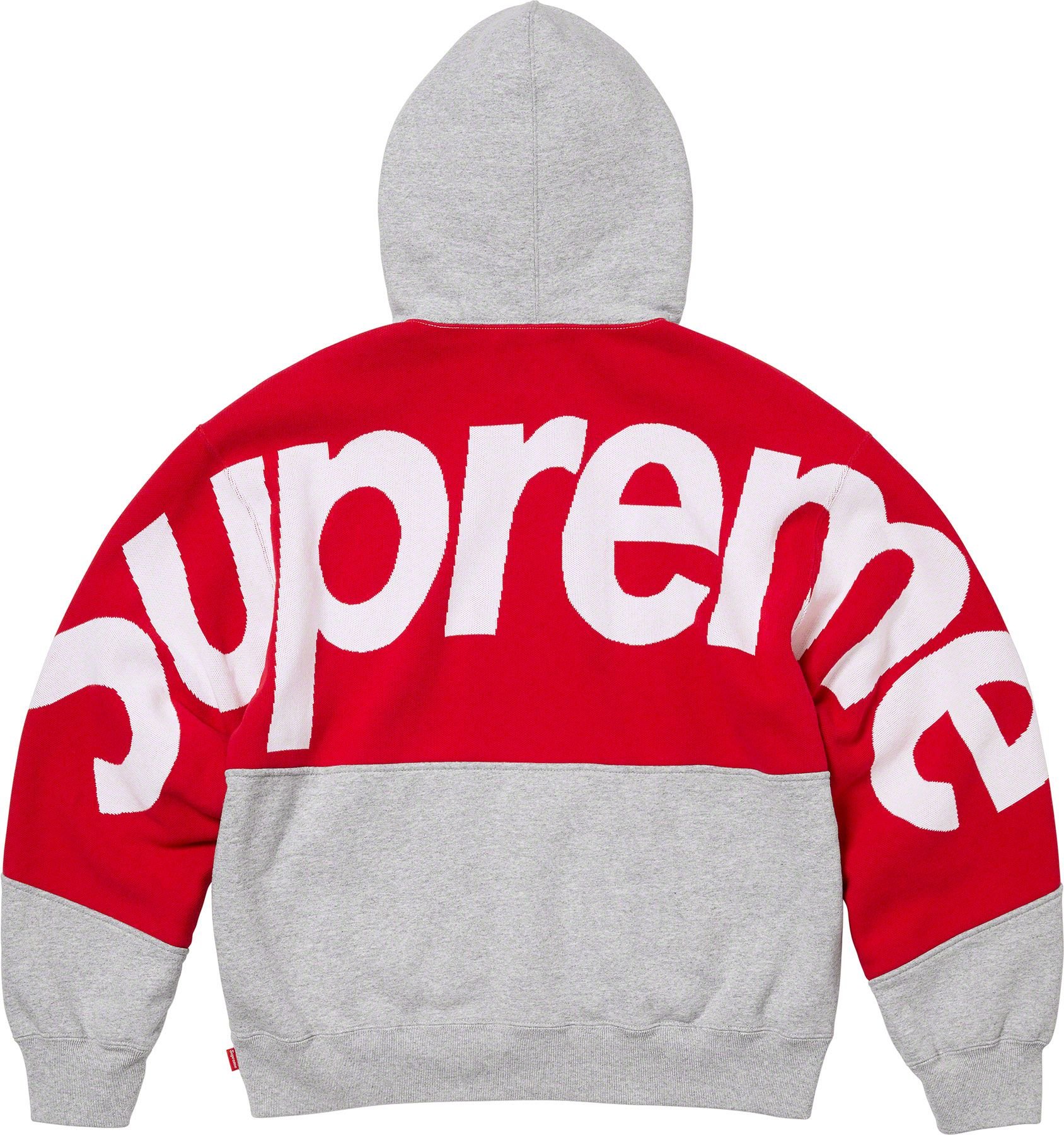 Big Logo Jacquard Hooded Sweatshirt - fall winter 2023 - Supreme