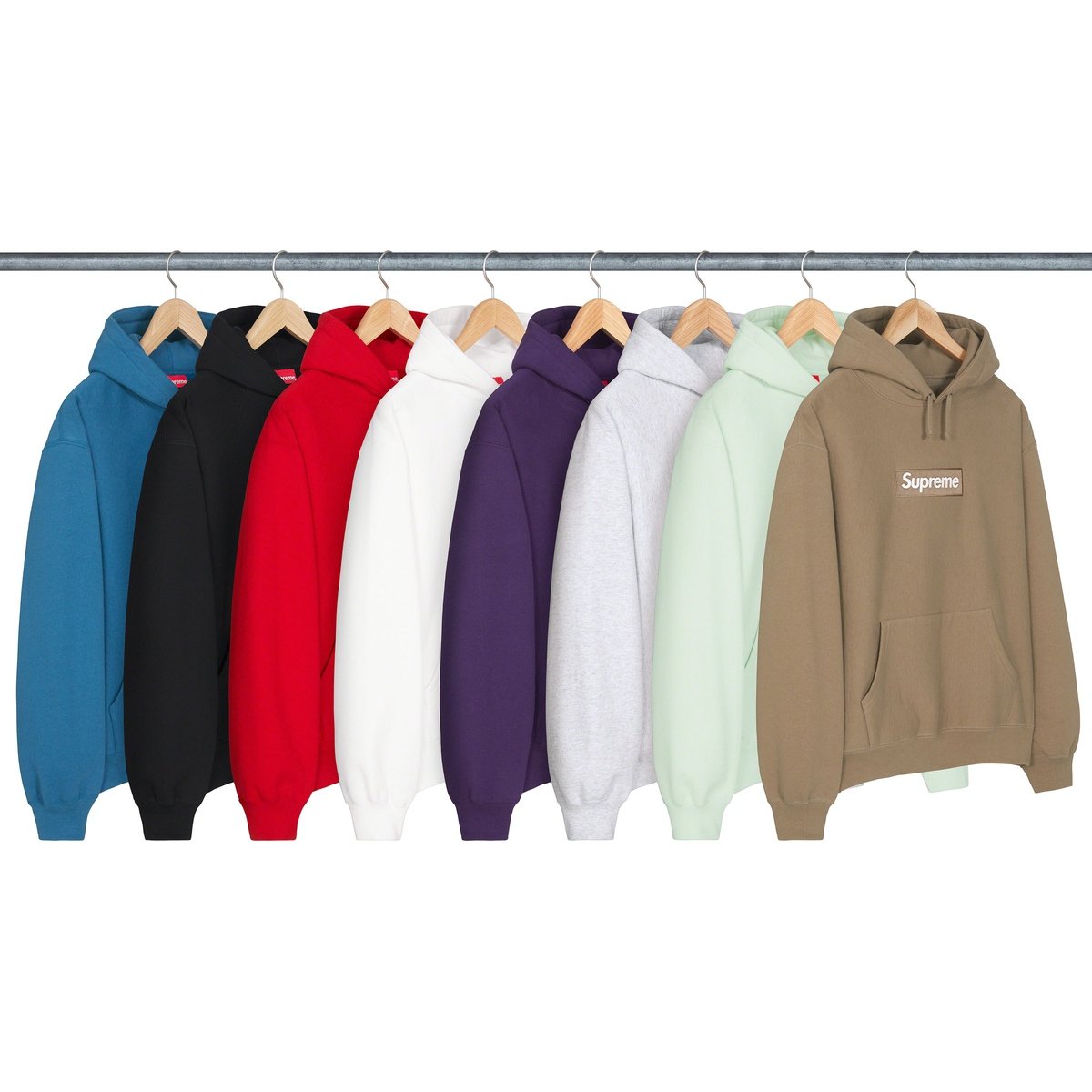 Details on Box Logo Hooded Sweatshirt from fall winter
                                            2023 (Price is $168)