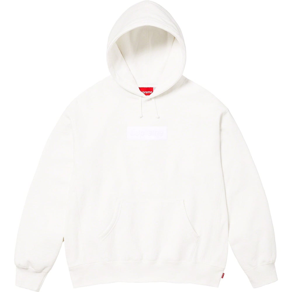 Details on Box Logo Hooded Sweatshirt  from fall winter
                                                    2023 (Price is $168)