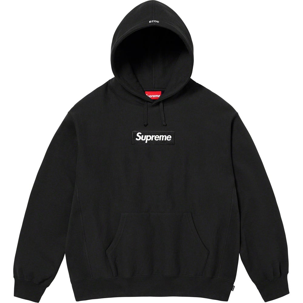 Details on Box Logo Hooded Sweatshirt  from fall winter
                                                    2023 (Price is $168)