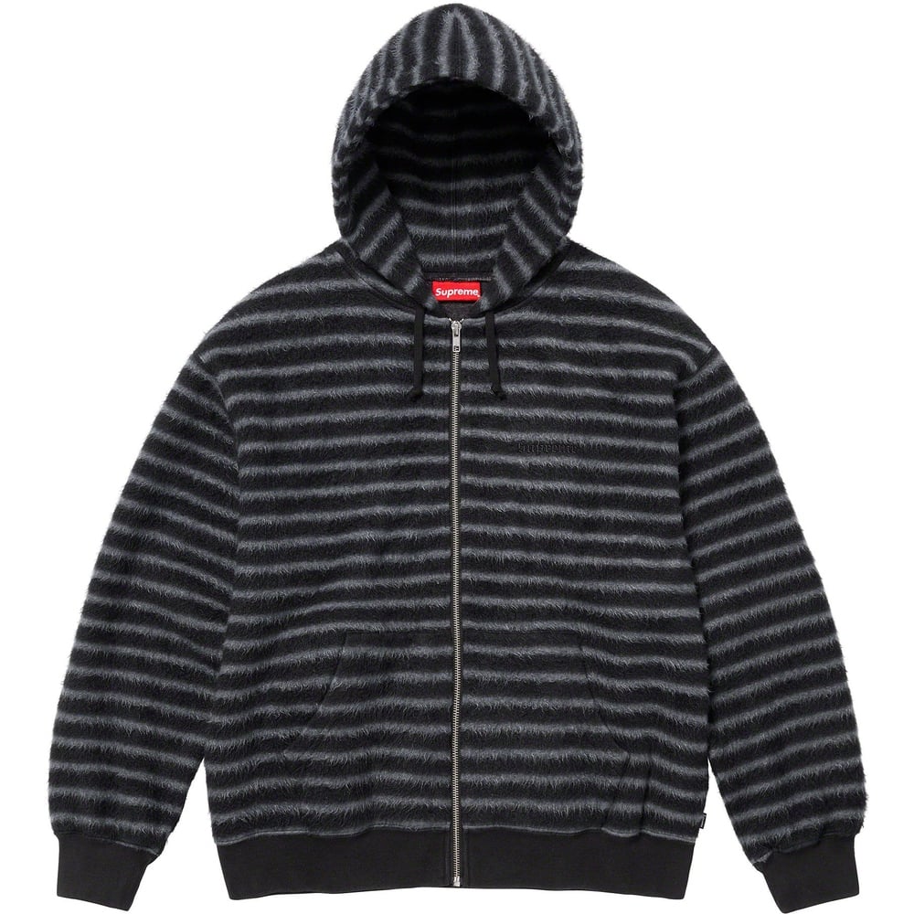 Details on Brushed Zip Up Hooded Sweatshirt  from fall winter
                                                    2023