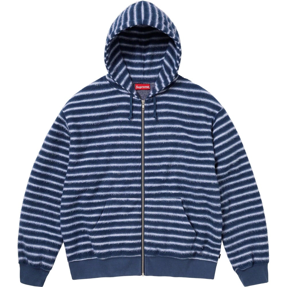 Details on Brushed Zip Up Hooded Sweatshirt  from fall winter
                                                    2023
