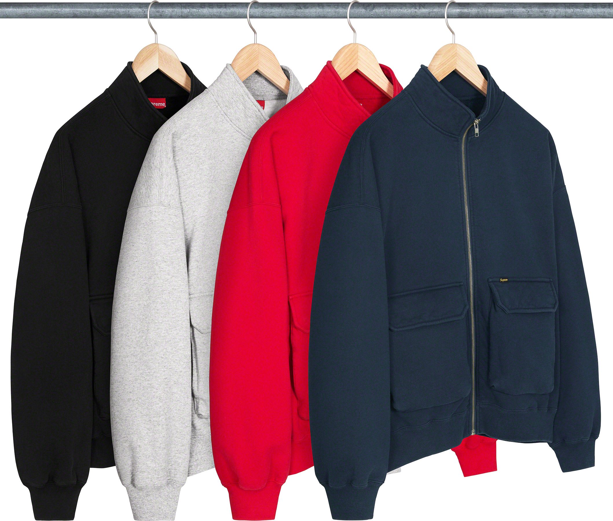 Cargo Pocket Zip Up Sweatshirt - fall winter 2023 - Supreme