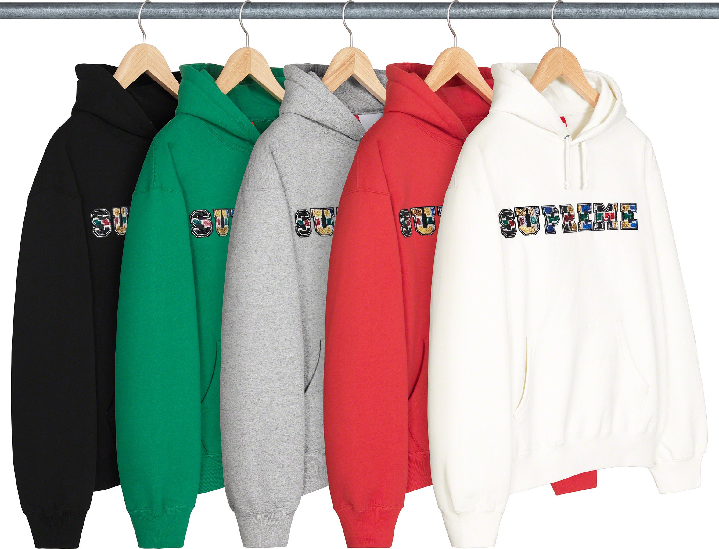 supreme red sweatshirt