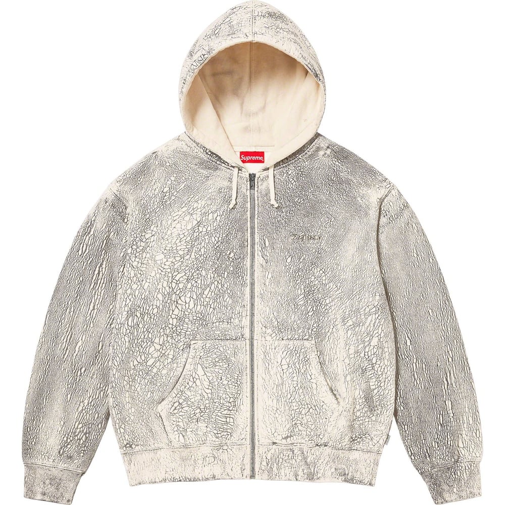 Details on Crackle Zip Up Hooded Sweatshirt  from fall winter
                                                    2023 (Price is $228)