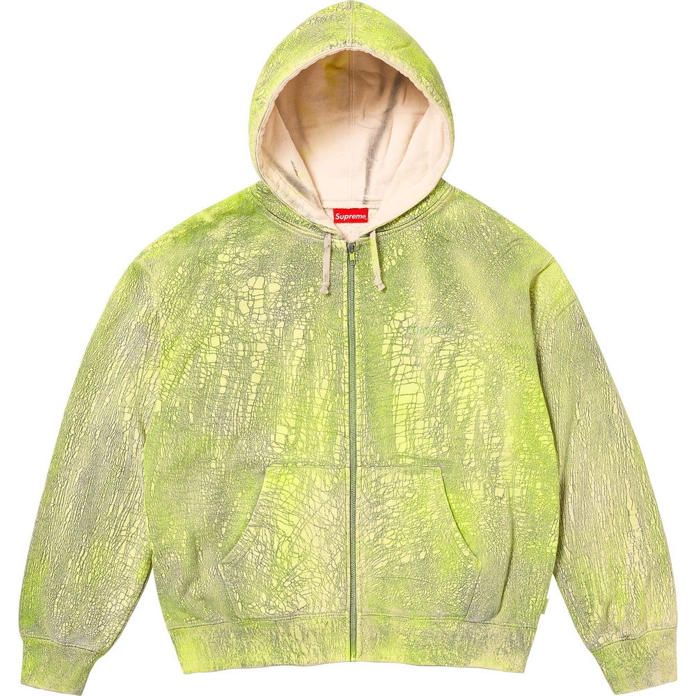 Details on Crackle Zip Up Hooded Sweatshirt  from fall winter
                                                    2023 (Price is $228)