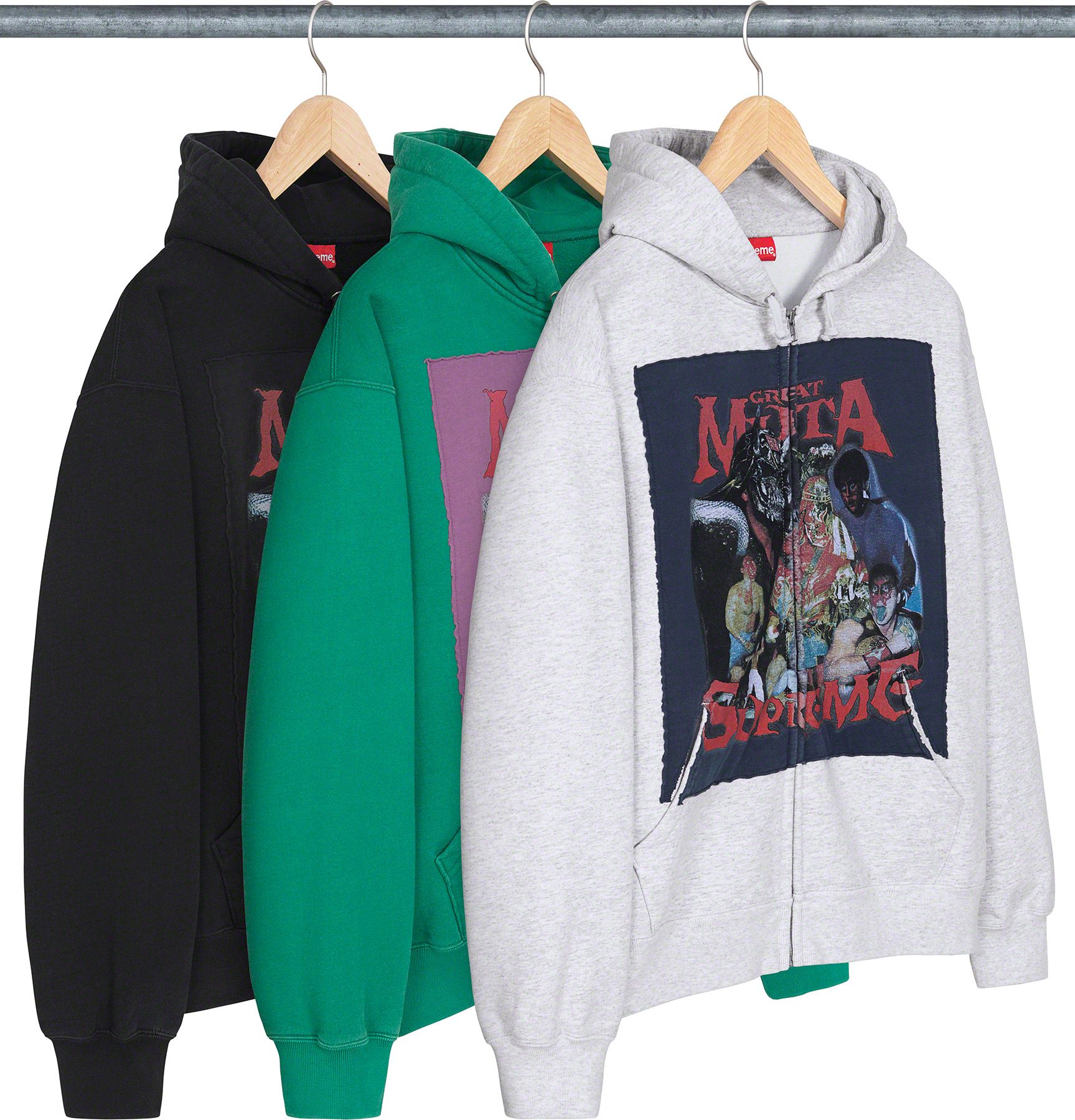 Muta Zip Up Hooded Sweatshirt - fall winter 2023 - Supreme