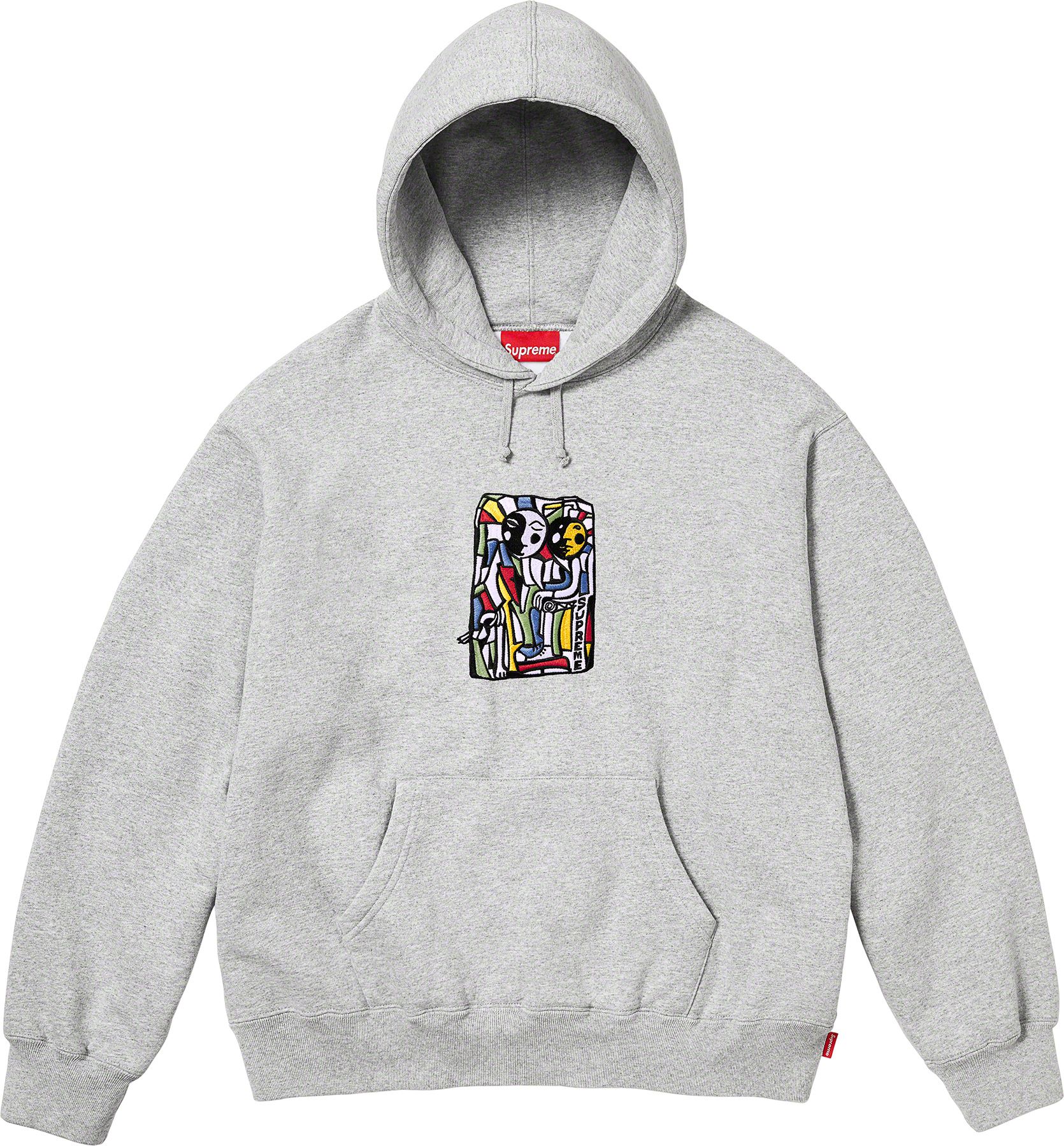 Neil Blender Mosaic Hooded Sweatshirt - fall winter 2023 - Supreme