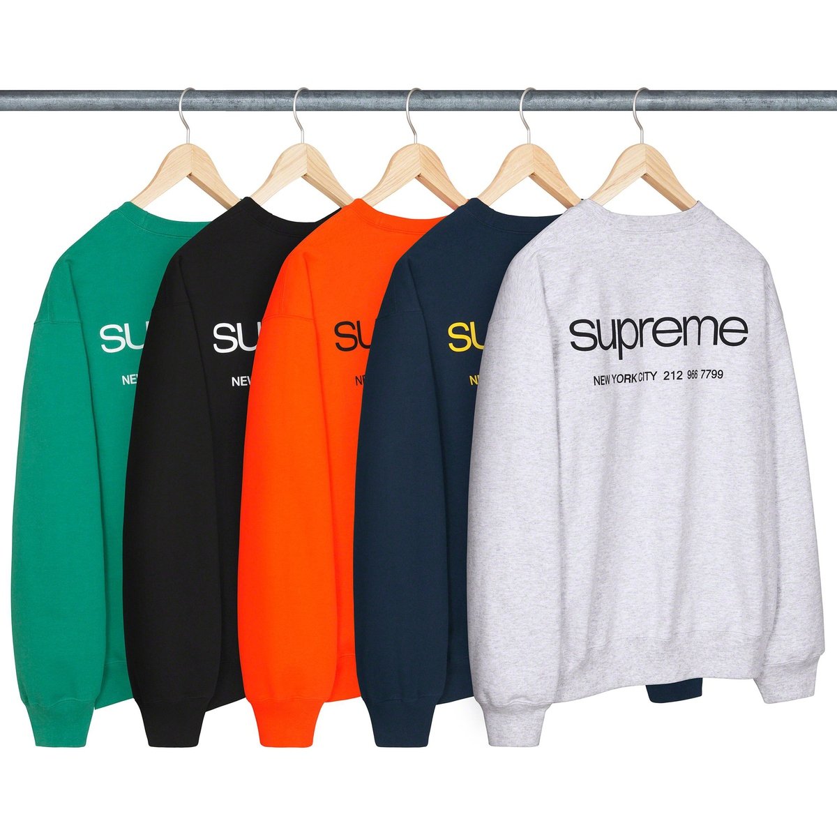 Supreme NYC Crewneck releasing on Week 10 for fall winter 2023