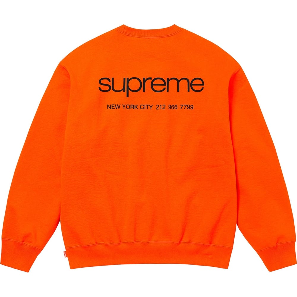 Details on NYC Crewneck  from fall winter 2023