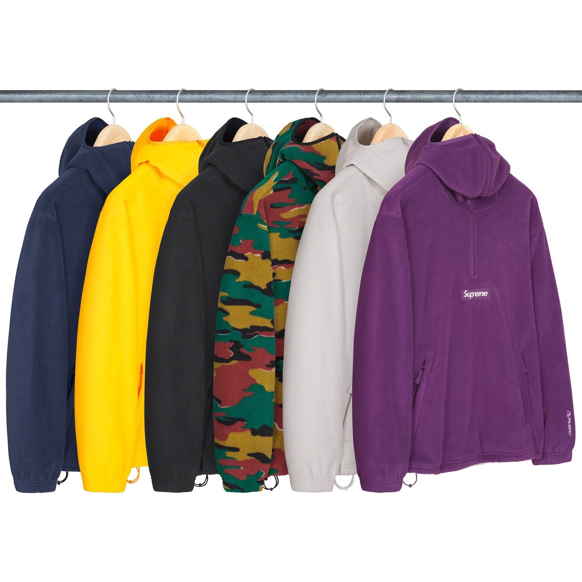 Supreme Polartec Facemask Half Zip Hooded Sweatshirt releasing on Week 13 for fall winter 2023