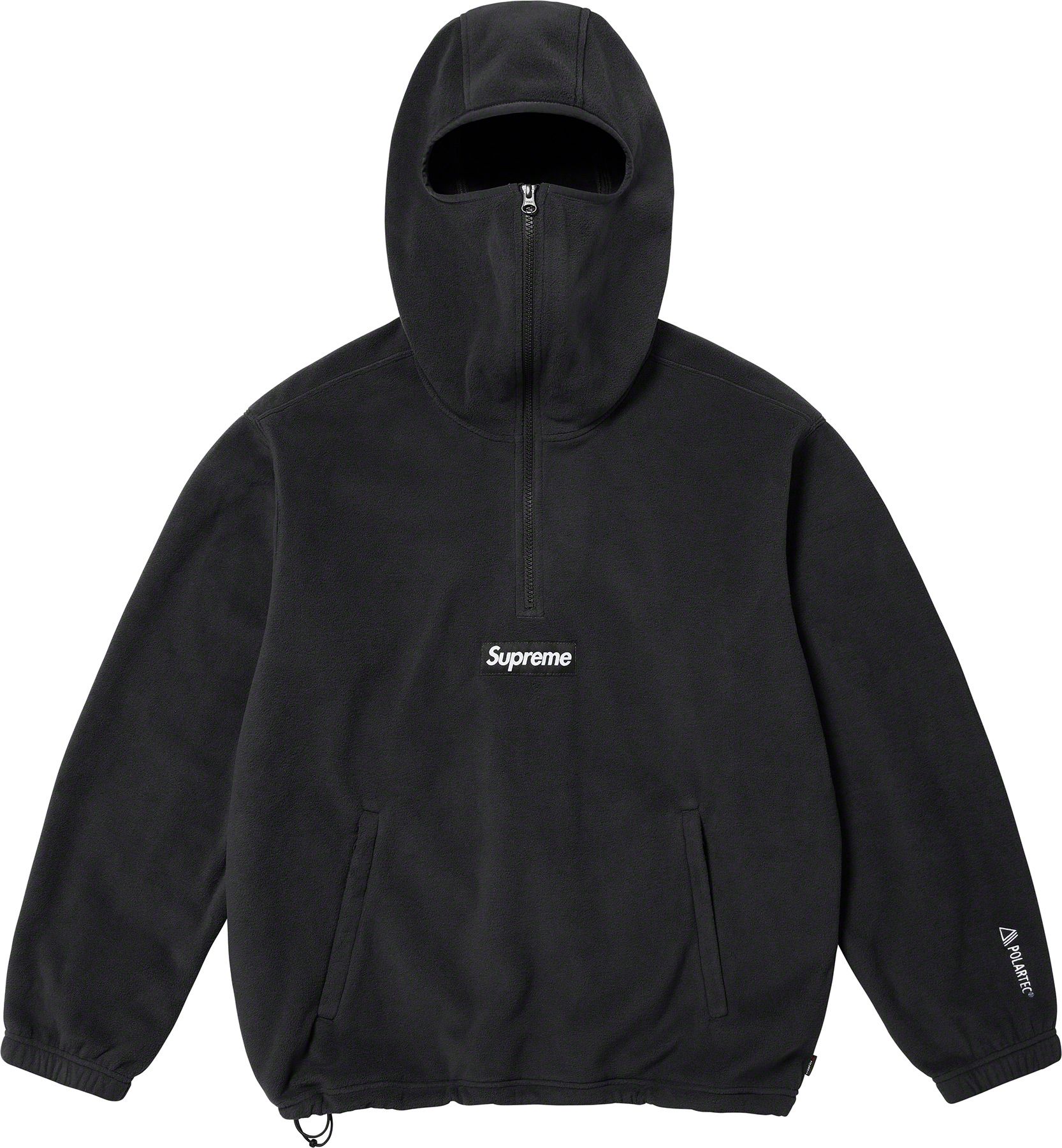 Polartec Facemask Half Zip Hooded Sweatshirt - fall winter