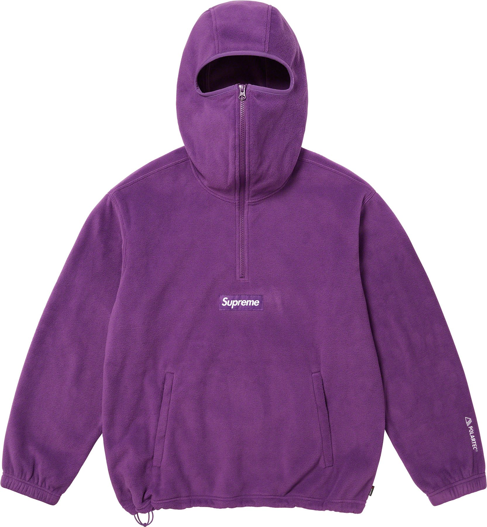 Polartec Facemask Half Zip Hooded Sweatshirt - fall winter