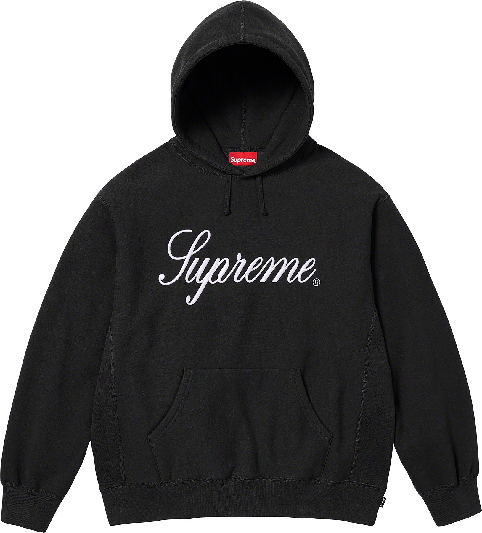 Raised Script Hooded Sweatshirt - fall winter 2023 - Supreme