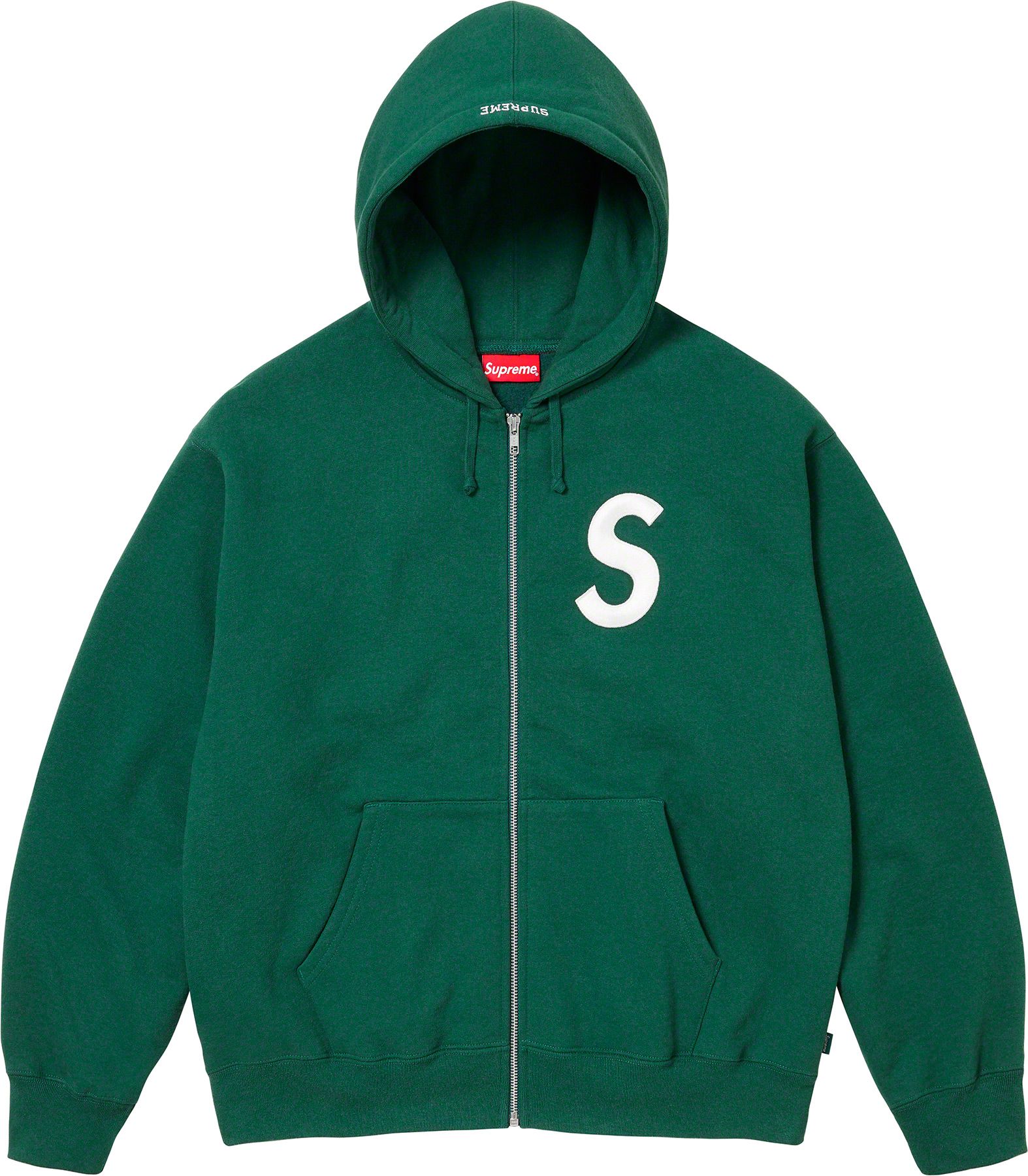 S Logo Zip Up Hooded Sweatshirt - fall winter 2023 - Supreme