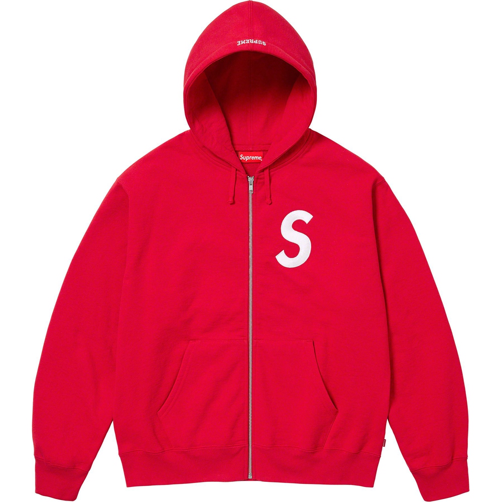 Details on S Logo Zip Up Hooded Sweatshirt  from fall winter
                                                    2023 (Price is $168)