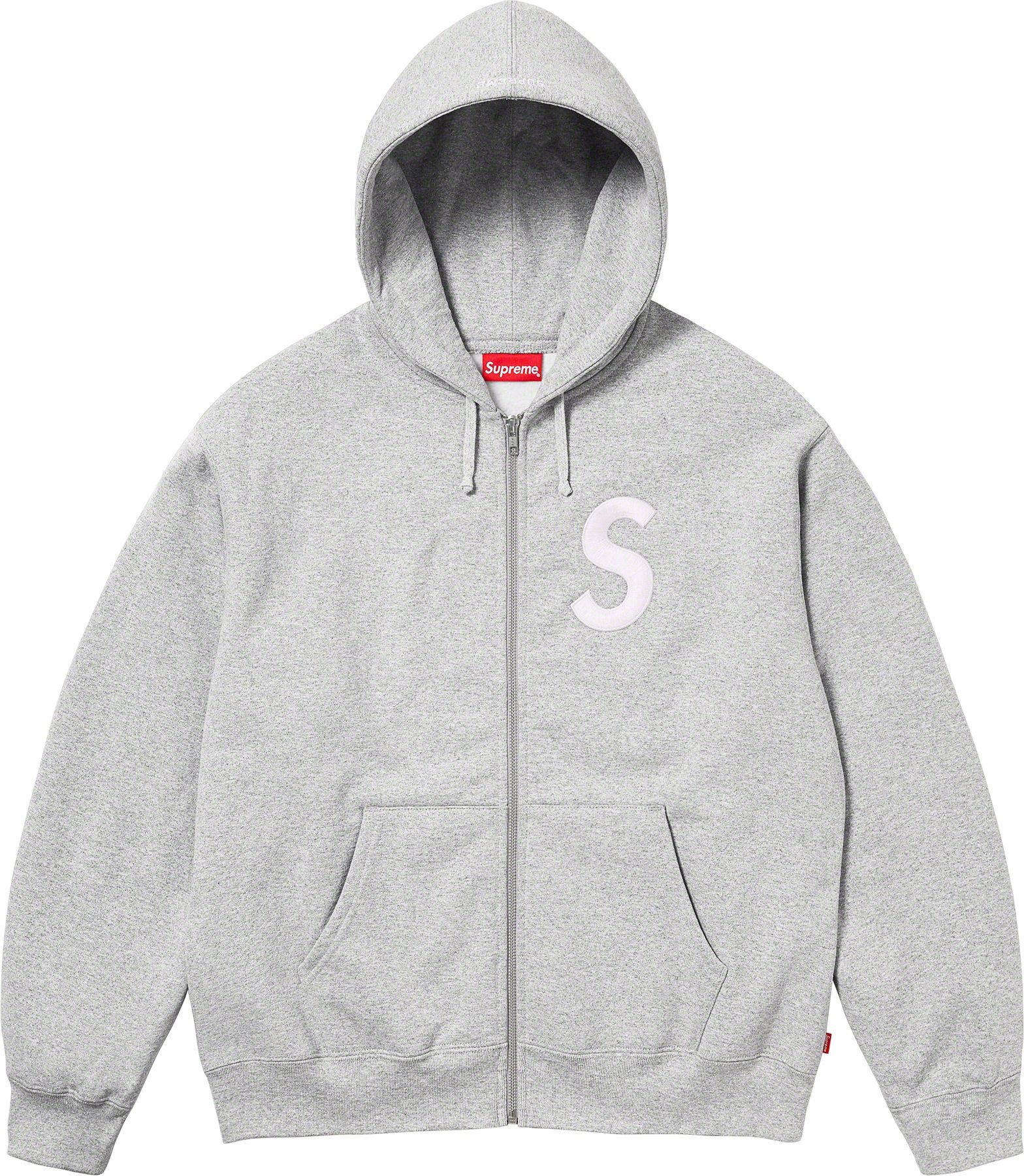 S Logo Zip Up Hooded Sweatshirt - Fall/Winter 2023 Preview – Supreme