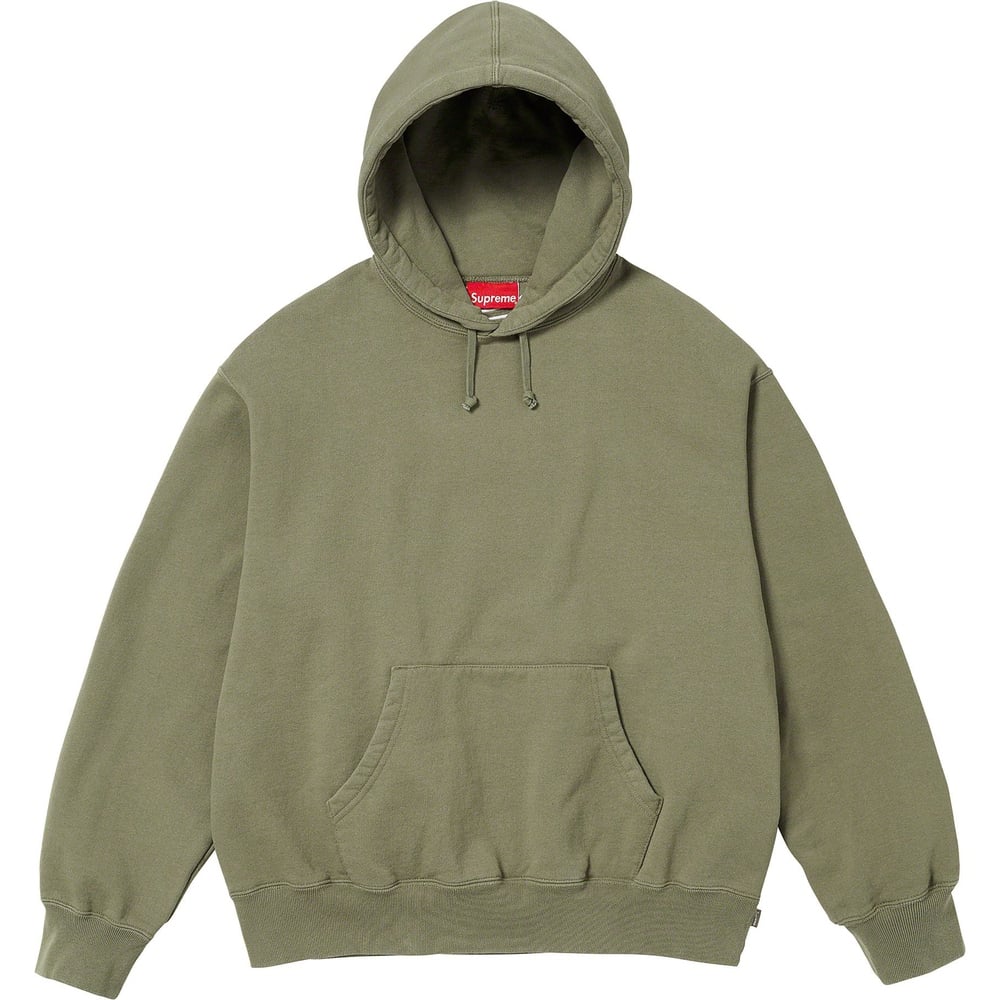 Details on Satin Appliqué Hooded Sweatshirt  from fall winter
                                                    2023 (Price is $158)