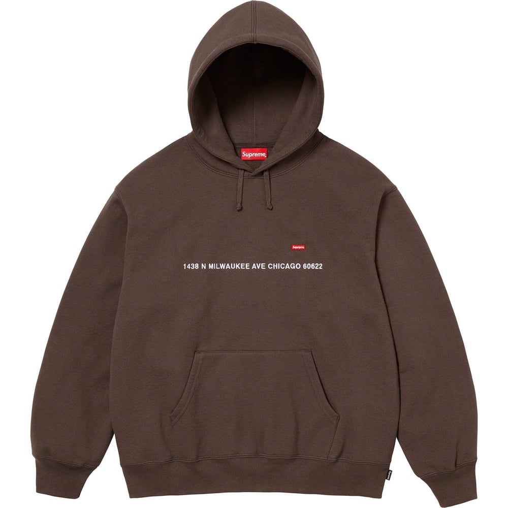 Details on Shop Small Box Hooded Sweatshirt  from fall winter
                                                    2023 (Price is $158)